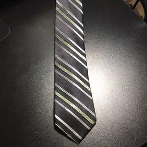 Michael Kors striped 100% silk tie